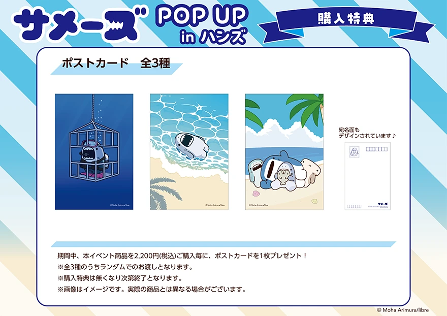 サメーズPOPUP購入特典